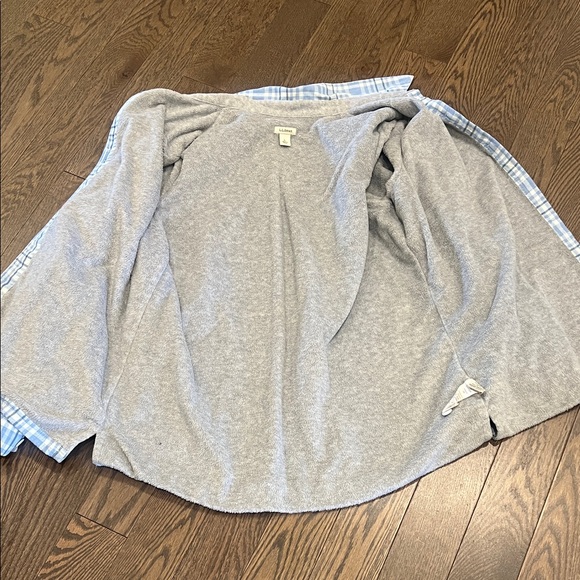 L.L.Bean Fleece-Lined Plaid Button-Down Shirt Jacket Size L - Picture 4 of 8